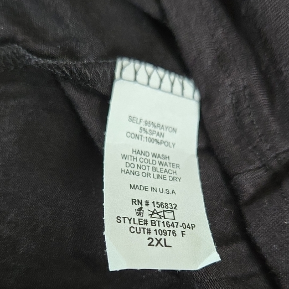 CH11 NWT BiBi Sequins Striped Colorblock Long Sleeve V-Neck Tunic Plus 1X 2X 3X - Picture 8 of 8